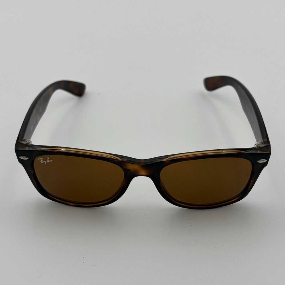 Ray-Ban New Wayfarer RB2132 Sunglasses Tortoise Brown Lens A1**